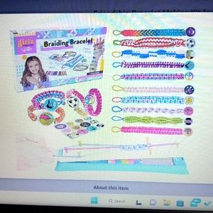 Braiding bracelet making kit